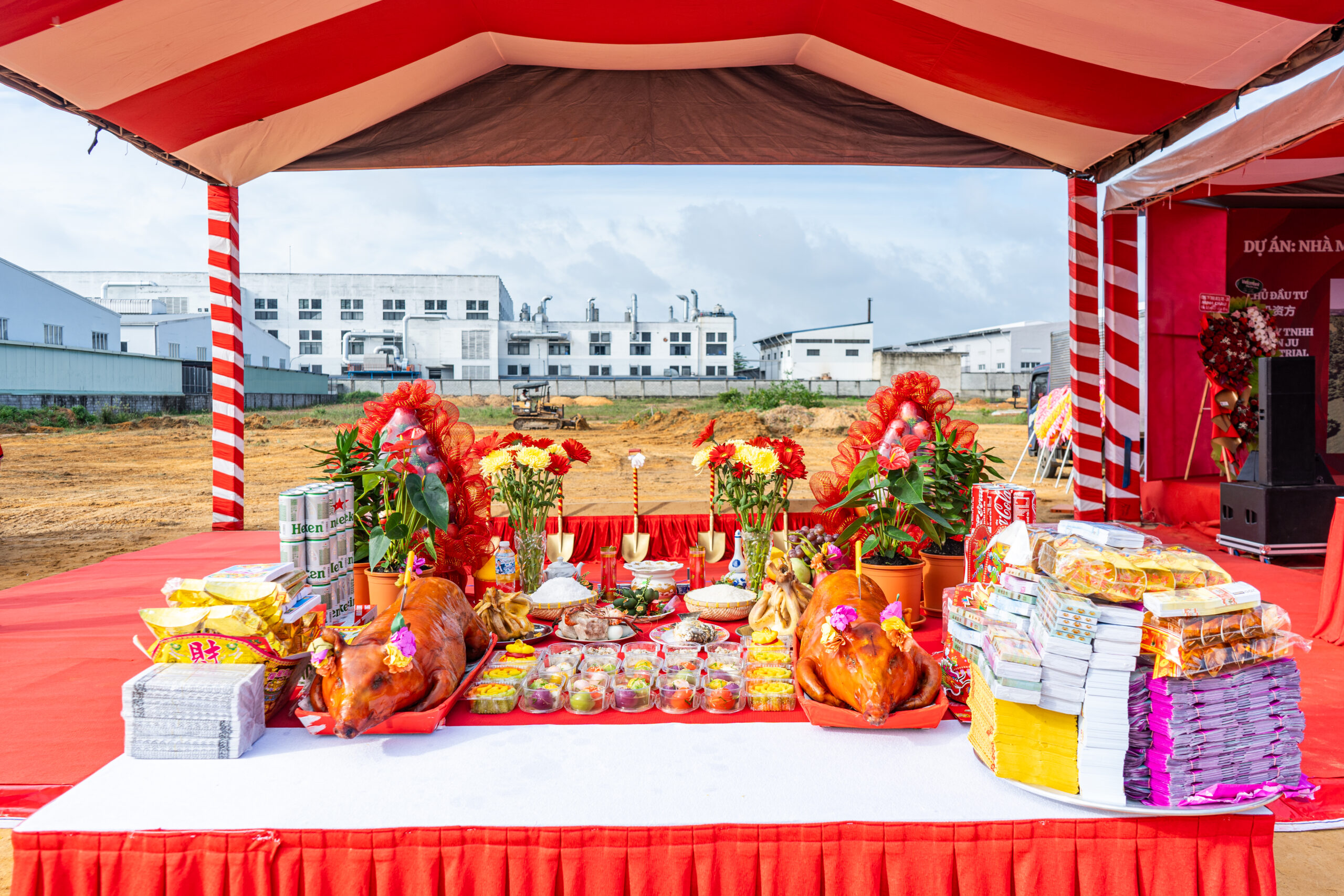 lễ cúng trong lễ động thổ