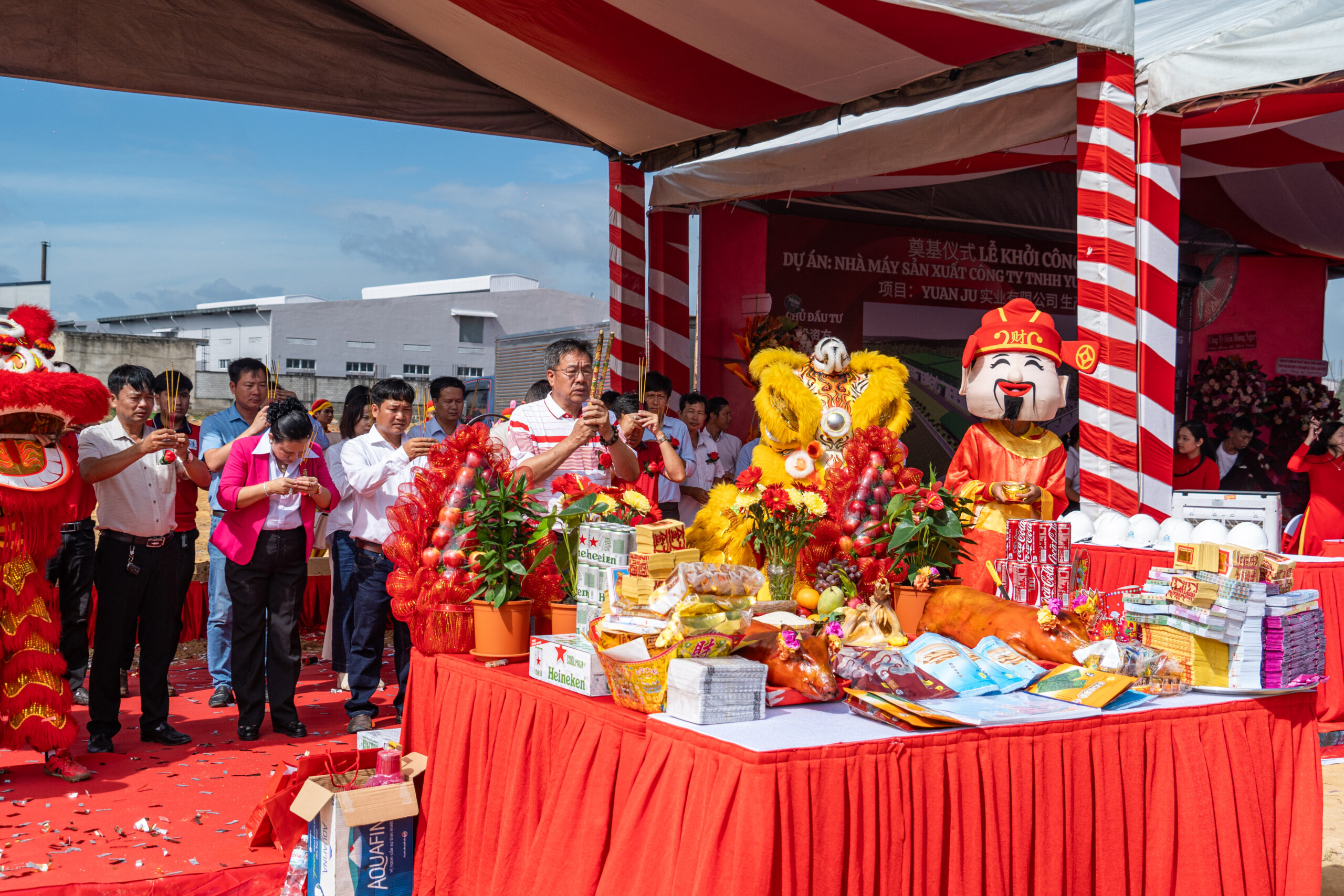 lễ động thổ công trình xây dựng