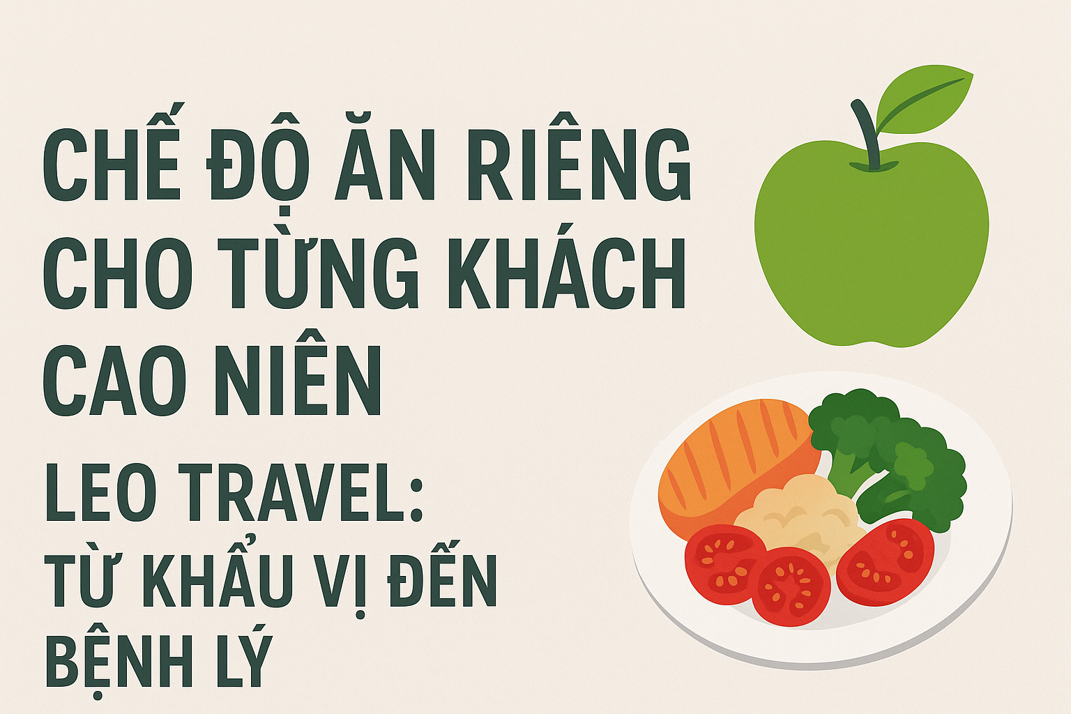 chế độ ăn riêng cho người cao niên