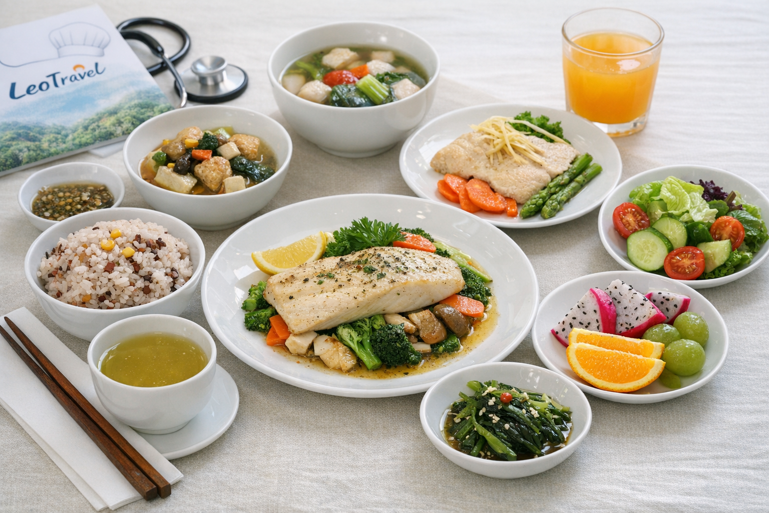 Khẩu phần dinh dưỡng cho khách cao niên